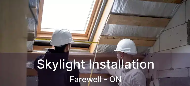Skylight Installation Farewell - ON
