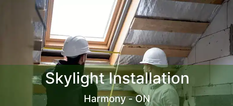 Skylight Installation Harmony - ON