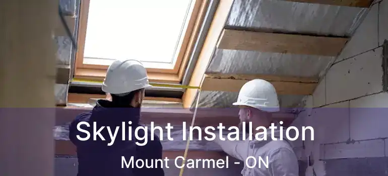 Skylight Installation Mount Carmel - ON