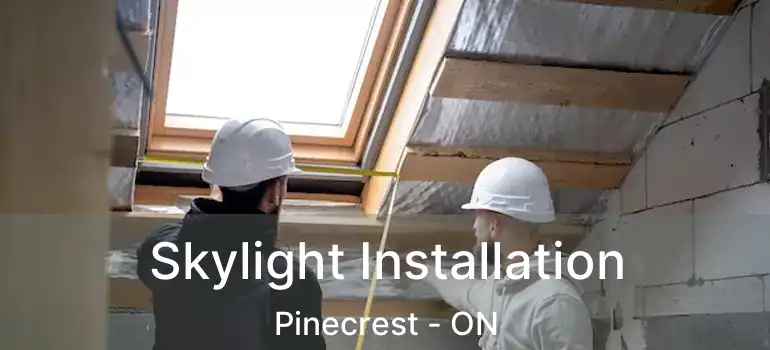 Skylight Installation Pinecrest - ON