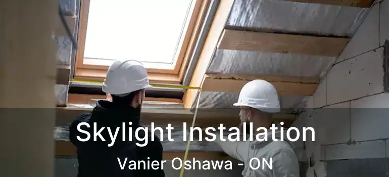 Skylight Installation Vanier Oshawa - ON