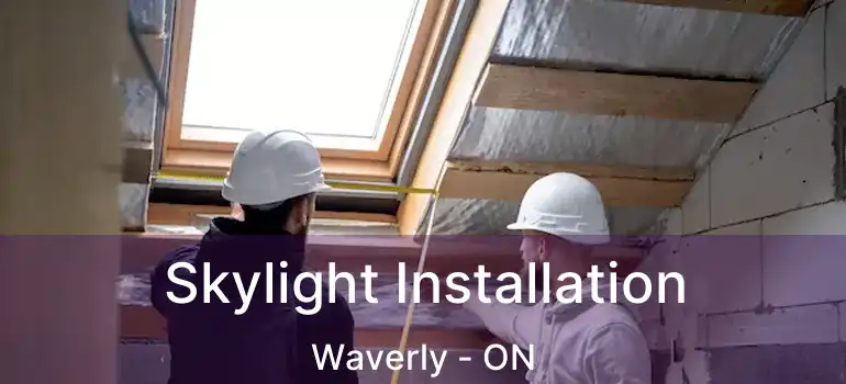 Skylight Installation Waverly - ON
