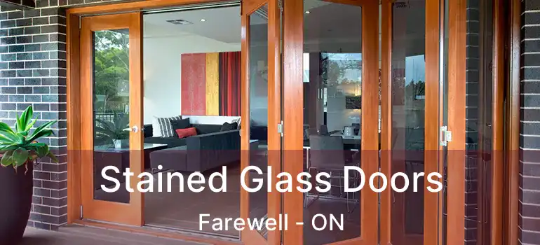 Stained Glass Doors Farewell - ON