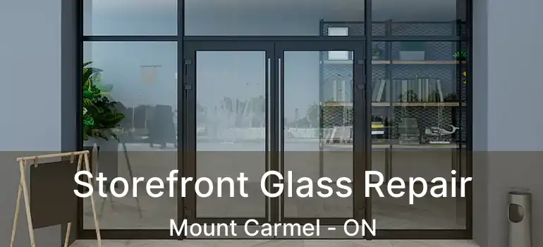 Storefront Glass Repair Mount Carmel - ON