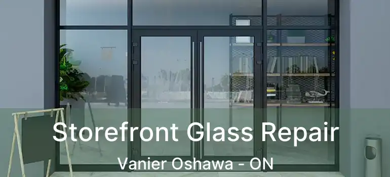  Storefront Glass Repair Vanier Oshawa - ON