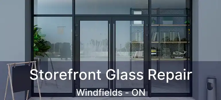  Storefront Glass Repair Windfields - ON