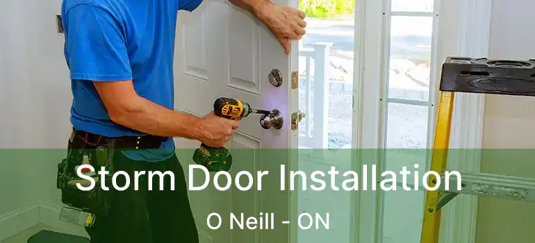  Storm Door Installation O Neill - ON