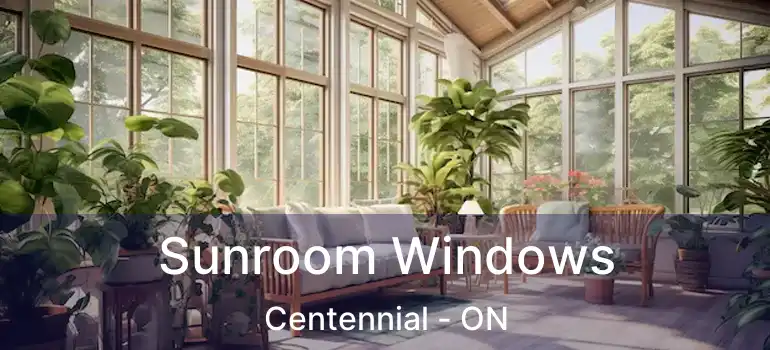 Sunroom Windows Centennial - ON