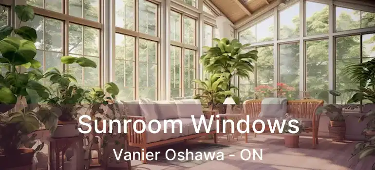 Sunroom Windows Vanier Oshawa - ON