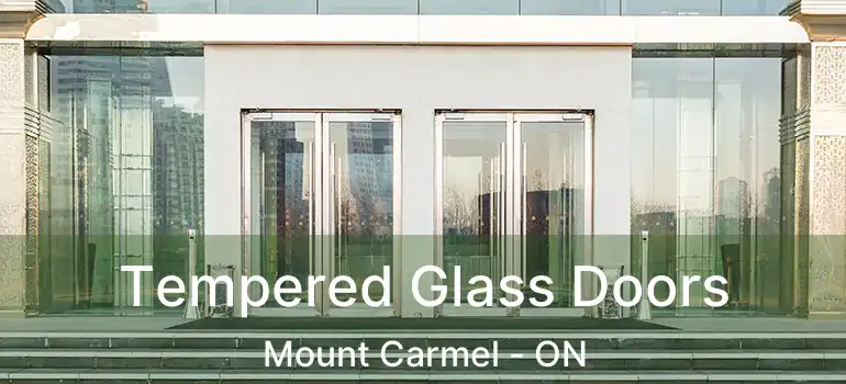 Tempered Glass Doors Mount Carmel - ON