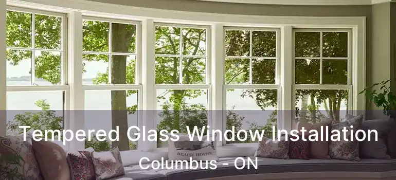  Tempered Glass Window Installation Columbus - ON