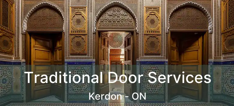 Traditional Door Services Kerdon - ON