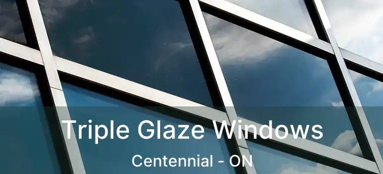 Triple Glaze Windows Centennial - ON