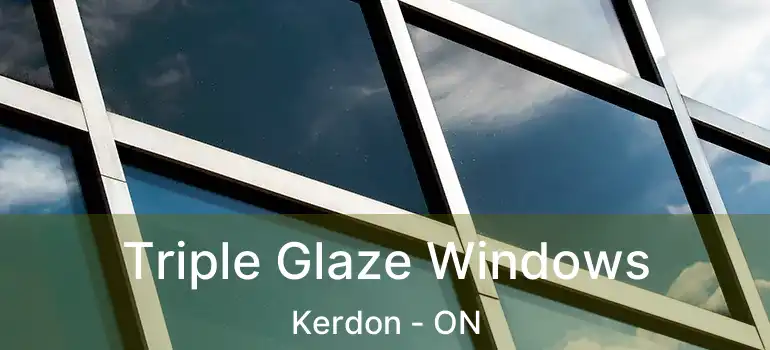 Triple Glaze Windows Kerdon - ON