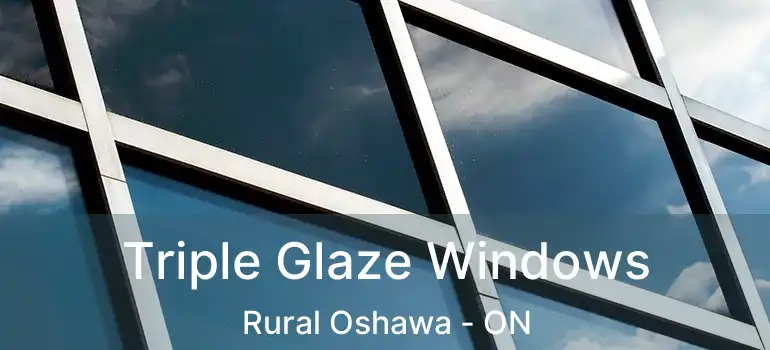  Triple Glaze Windows Rural Oshawa - ON