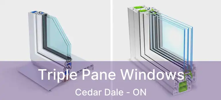  Triple Pane Windows Cedar Dale - ON