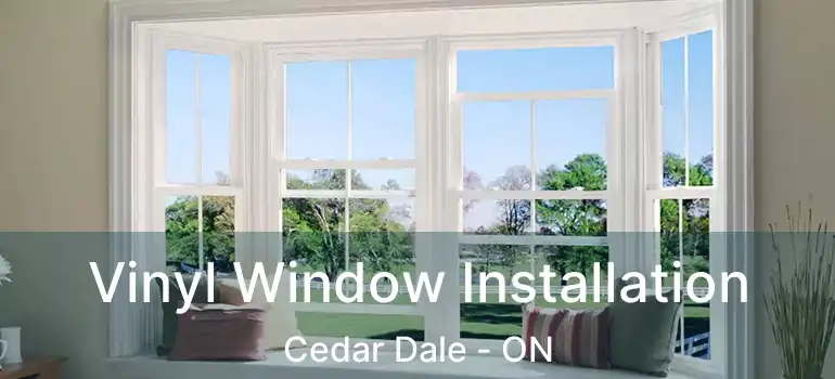  Vinyl Window Installation Cedar Dale - ON