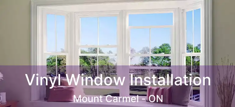  Vinyl Window Installation Mount Carmel - ON