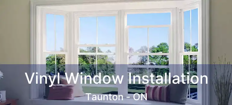 Vinyl Window Installation Taunton - ON