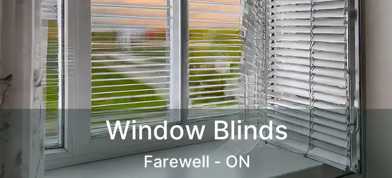  Window Blinds Farewell - ON