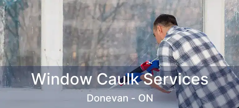  Window Caulk Services Donevan - ON