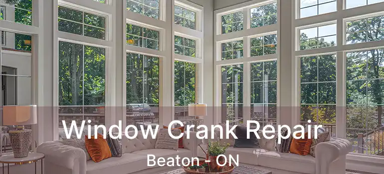  Window Crank Repair Beaton - ON