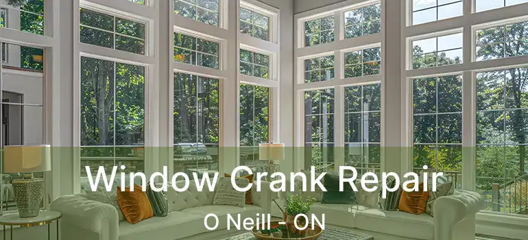 Window Crank Repair O Neill - ON