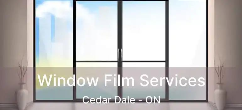  Window Film Services Cedar Dale - ON