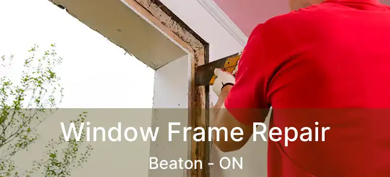 Window Frame Repair Beaton - ON