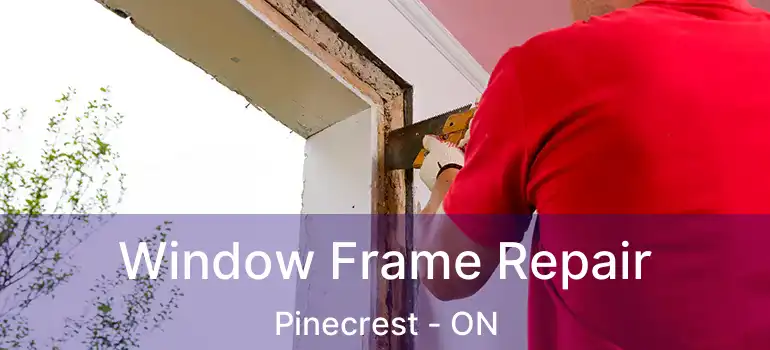 Window Frame Repair Pinecrest - ON