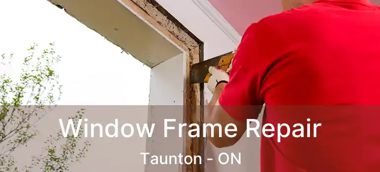 Window Frame Repair Taunton - ON