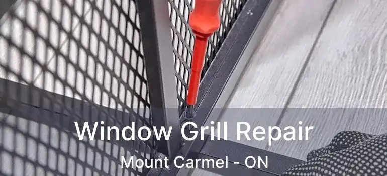  Window Grill Repair Mount Carmel - ON