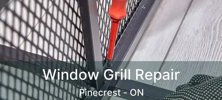  Window Grill Repair Pinecrest - ON