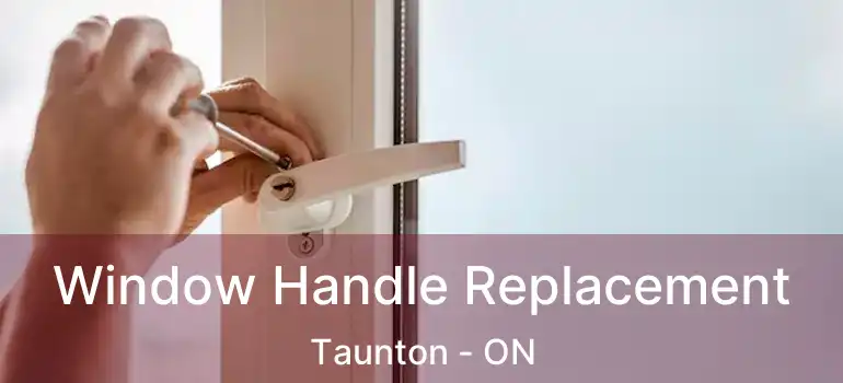  Window Handle Replacement Taunton - ON