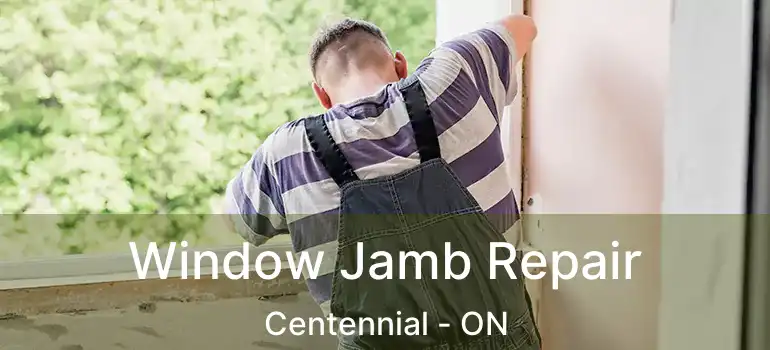 Window Jamb Repair Centennial - ON