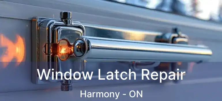 Window Latch Repair Harmony - ON