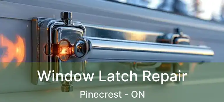  Window Latch Repair Pinecrest - ON