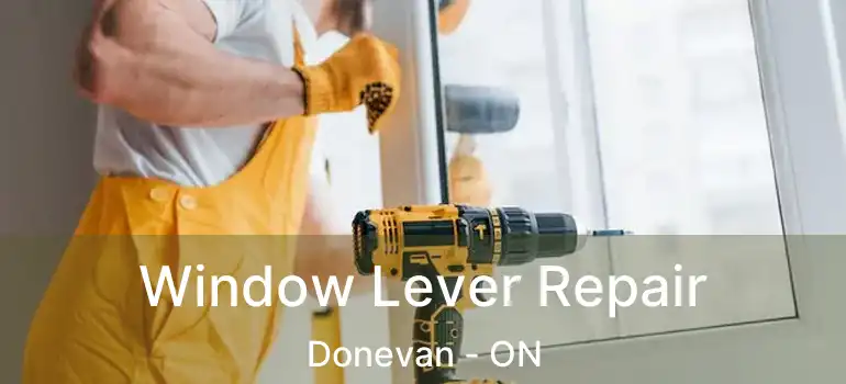 Window Lever Repair Donevan - ON
