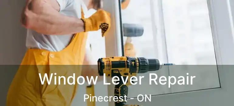 Window Lever Repair Pinecrest - ON