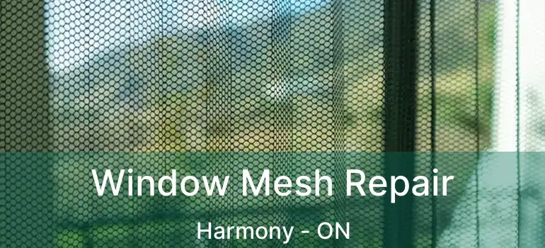  Window Mesh Repair Harmony - ON