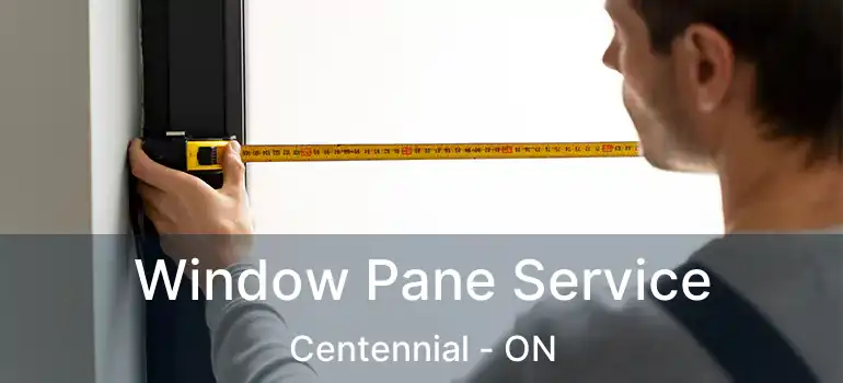  Window Pane Service Centennial - ON