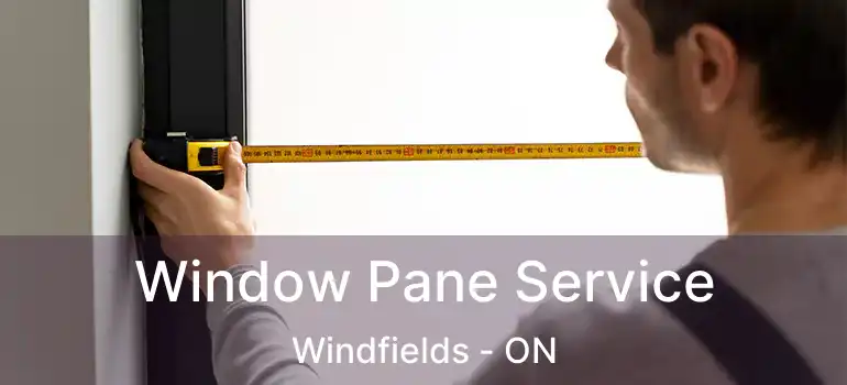  Window Pane Service Windfields - ON