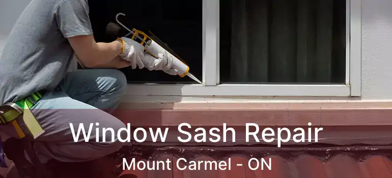 Window Sash Repair Mount Carmel - ON