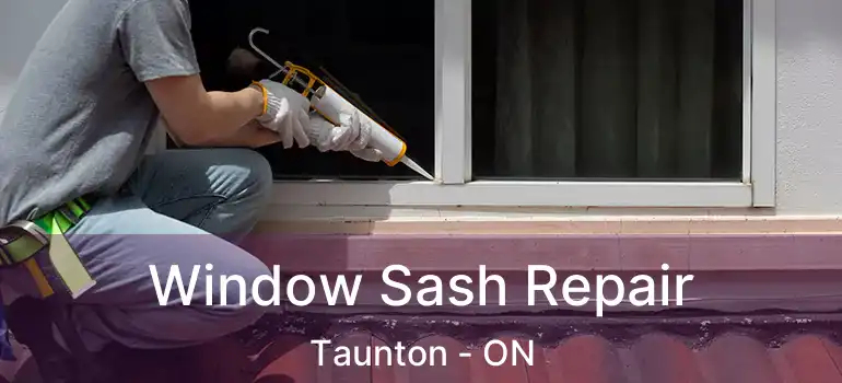 Window Sash Repair Taunton - ON
