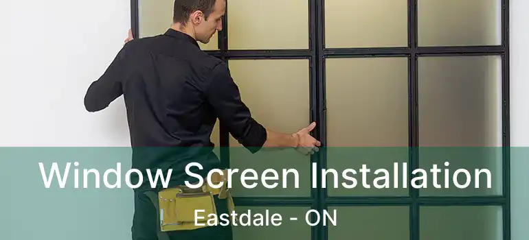  Window Screen Installation Eastdale - ON