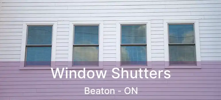  Window Shutters Beaton - ON