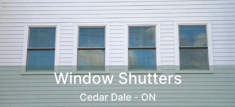  Window Shutters Cedar Dale - ON