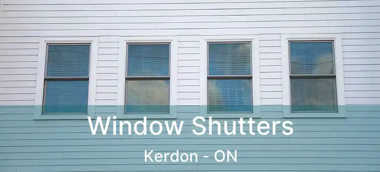  Window Shutters Kerdon - ON