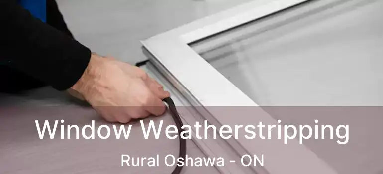  Window Weatherstripping Rural Oshawa - ON