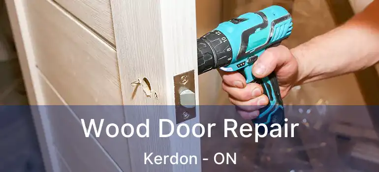 Wood Door Repair Kerdon - ON